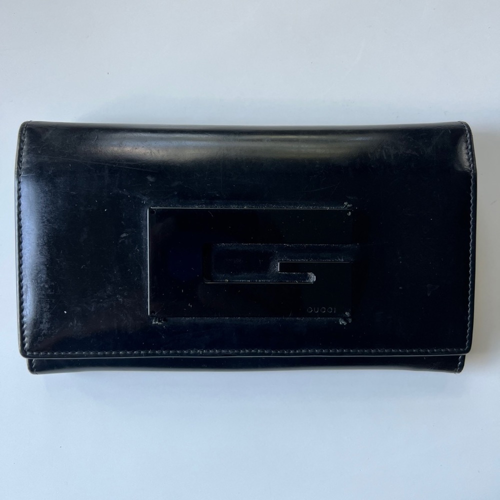 Vintage Gucci Patent Leather Wallet